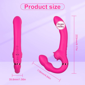 Strap-ons per <span class=keywords><strong>marito</strong></span> e moglie vibratori donna Control coppia Dildo lesbico vibratore anale giocattoli Sexy masturbazione vaginale - Product Image 5