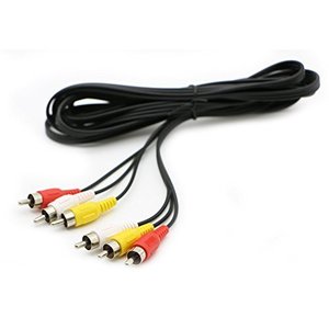 Cable Compuesto AV de 3 RCA, Cable de Audio y Video Macho a Macho de 6 Pies para Reproductor de DVD, TV, Cine en Casa, Directo de Fábrica, CE RoHS - Product Image 4