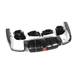 Buen Ajuste de fibra de carbono estilo <span class=keywords><strong>Babus</strong></span> W238 difusor de parachoques trasero garganta trasera para Mercedes Benz Clase E W238 Coupe 2016-2020 - Product Image 2