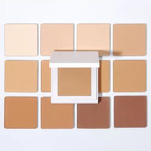 Impostazione di imballaggio bianco di alta qualità <span class=keywords><strong>in</strong></span> <span class=keywords><strong>polvere</strong></span> Logo personalizzato opaca trucco compatto fondotinta pressato - Product Image 6