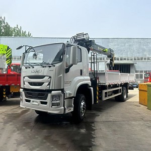 Grúa articulada Isuzu 4x2 para camión, con brazo recto, para volante a la izquierda o derecha, bajo costo de mantenimiento, para exportación - Product Image 1