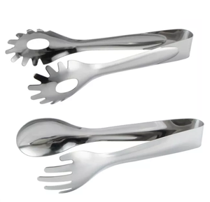 Pinzas y Cuchara de Acero Inoxidable DFT21 para Espaguetis, Ensaladas y Huevos, con Cinco Puntas, para Hornear, Buffet, Cafetería - Product Image 5