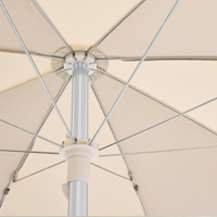 Nouveau 2026 Parasol de plage et de terrasse portable commercial vintage robuste de 6,5 pieds avec protection UV, personnalisé pour le voyage sur le sable
