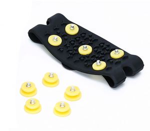 Nuevas Crampones de Hielo TPE para Niños, Antideslizantes con 5 Púas de Tracción para Caminar, Senderismo y Aventuras en la Nieve - Product Image 4