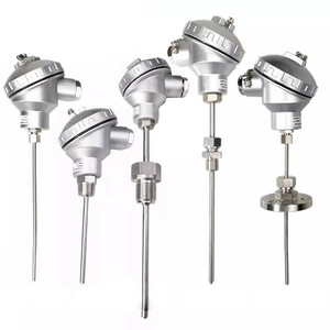 Sensor industrial de alta temperatura, termopar blindado de doble tipo K - Product Image 1