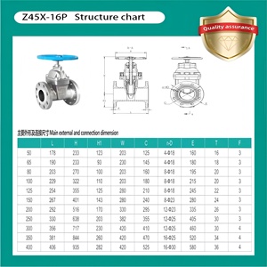 Задвижка ручная фланцевая с маховиком, API ANSI 150LB, нержавеющая сталь 304 316, <span class=keywords><strong>JIS</strong></span> 10K 1.6MPa, WCB. - Product Image 4