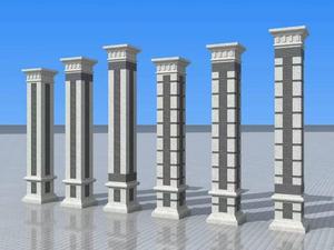 Moldes de Plástico Reutilizables para Pilares de Hormigón, Molde Ajustable para Columnas Romanas, Encofrado Decorativo para Pilares SB-C, Columna Romana - Product Image 5
