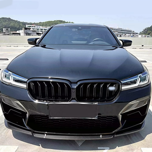 Para <span class=keywords><strong>BMW</strong></span> M5 F90 <span class=keywords><strong>Competition</strong></span> ST Tipo Carbon Chin Spoiler Divisor delantero Parachoques Labio delantero 2021 + - Product Image 6