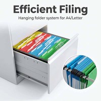 Archivador Metálico Moderno y Resistente KD para Oficina, con 3 o 4 Cajones, Gabinete de Almacenamiento Vertical de Acero con Cerradura