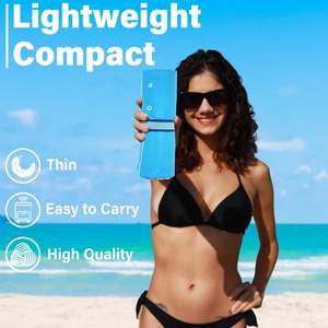 Toalla de Playa Personalizada con Imagen, Texto o Logotipo, Toallas de Microfibra de Secado Rápido para Viajes, Playa y Piscina - Product Image 3