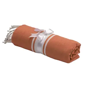 Toalla de playa Fouta con flecos, merchandising personalizado - Product Image 1