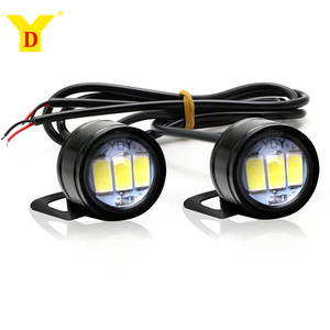 YD Lumière LED Clignotante Œil d'Aigle Température de Couleur Bleue 3000K Lampe <span class=keywords><strong>Arrière</strong></span> DRL pour Voiture et <span class=keywords><strong>Moto</strong></span> Ampoule LED Œil de Faucon - Product Image 1