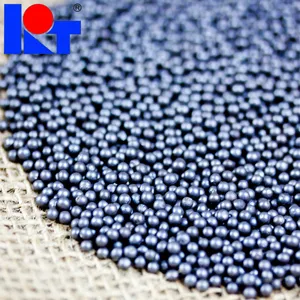 Kaitech different size hollow cast steel shot ball sand blasting grit solid carbon steel shot factory