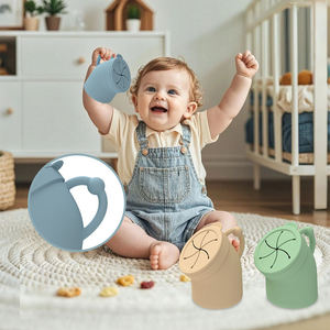 Tasses à collation en silicone pour bébés et tout-petits, avec poignée antidérapante, pour le stockage des aliments et la prévention des éclaboussures – Vente chaude - Product Image 6