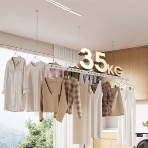Invisible electric <b>clothes</b> drying rack balcony embedded fully automatic lifting <b>clothes</b> dryer - Product Image 5