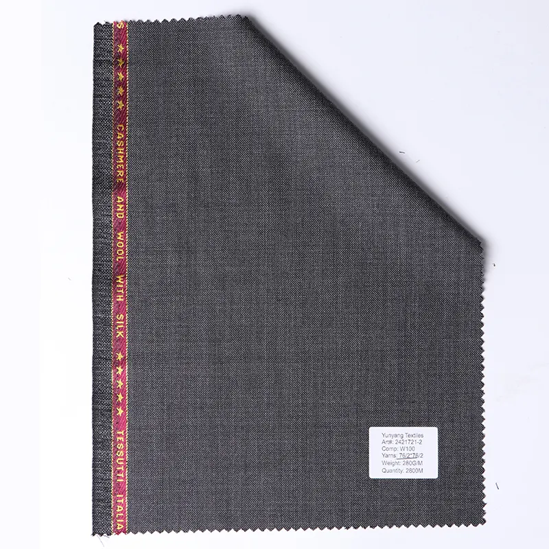 Classical Wool Fabric Pure Wool Sharkskin Fabric Wool Suiting Fabric