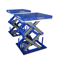 Table élévatrice à ciseaux pour l'alimentation précise des pièces sur grande table de fraisage CNC