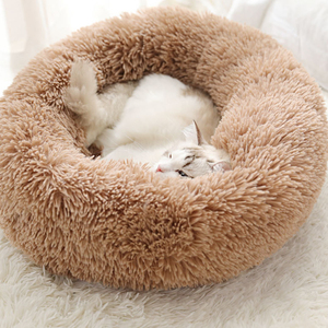 Los fabricantes proporcionan cama para perros Donut, diferentes colores, felpa, cama para mascotas con relleno súper suave - Product Image 2