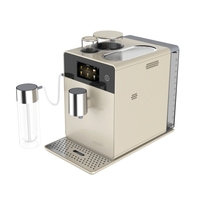 Machine à expresso à écran tactile numérique avec mousse Machine à café 19 bars Cafetières entièrement en acier inoxydable