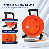 Niveau-mètre portable en acier avec une précision élevée de 0,2 %, protection IP66, alimentation 5W pour la mesure des eaux souterraines