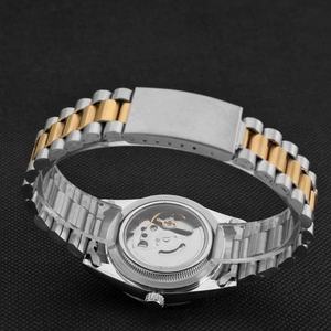 Winner Luxury Automatic <b>Wrist</b> <b>Watch</b> <b>for</b> <b>Men</b> Custom Logo 22mm Band Width Glass Dial Window Display with Pointer - Product Image 4