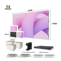 Pantalla LED para Interiores a Todo Color P1.25 P1.53 P1.86 P2.5, Panel LED HD Fijo para Tiendas Minoristas