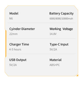 Démarreur de voiture d'urgence 12V Batterie au lithium portable Démarreur de voiture compact Gonfleur de pneus Banque d'alimentation <span class=keywords><strong>pour</strong></span> outil extérieur Pompe à voiture - Product Image 6