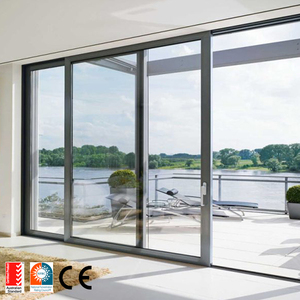 Heavy-Duty commerciale moderno efficiente dal punto di vista energetico porta da ufficio vetrino esterno grande Patio scorrevole <span class=keywords><strong>porte</strong></span> <span class=keywords><strong>e</strong></span> finestre per la casa - Product Image 5