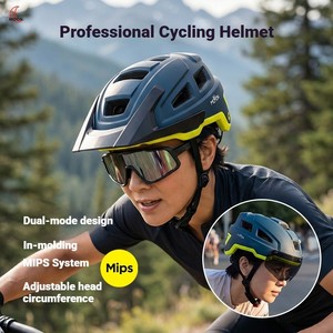 <span class=keywords><strong>Casco</strong></span> de Ciclismo de Montaña con Gafas Magnéticas de PC, Protección Contra el Viento e Insectos, Moldeado Integralmente, Ligero y Seguro - Product Image 2
