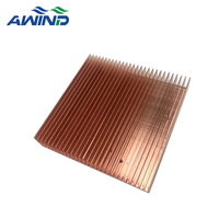 Hoch dichte Kupfer Skiving Fin 28w Kühlkörper kunden spezifischer Speicher smd CPU Skived Kühlkörper ic 60x30 für Grafikkarte