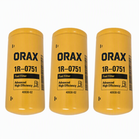 ORAX 1r0750 Saringan Bahan Bakar Excavator Filter Bahan Bakar Diesel 1R-0750 1R0750 1R0751 1R-0751