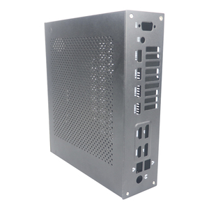 Custom OEM ODM Mini ITX <span class=keywords><strong>HTPC</strong></span> Recinto Aluminio Metal <span class=keywords><strong>PC</strong></span> Box Home Theater Media Center Soluciones de Computación Industrial - Product Image 4