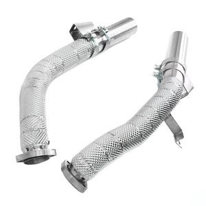 Pour Mercedes Benz CLS63 <span class=keywords><strong>CLS63S</strong></span> AMG Cls550 W218 5.5T 2007-2018, tuyaux d'échappement, collecteur d'échappement, système d'échappement avec isolation thermique - Product Image 5