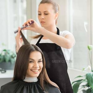 Tạp dề in logo tùy chỉnh, tạp dề thợ làm tóc, vải không thấm nước, quần áo làm việc tiệm cắt tóc, tạp dề chống bẩn, tạp dề chống dầu, thời trang - Product Image 4