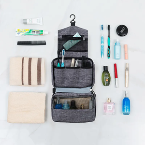 <span class=keywords><strong>Trousse</strong></span> <span class=keywords><strong>de</strong></span> Toilette <span class=keywords><strong>de</strong></span> Voyage Suspendue avec Crochet, Organisateur d'Accessoires d'Hygiène, <span class=keywords><strong>Trousse</strong></span> <span class=keywords><strong>de</strong></span> Maquillage et Cosmétiques <span class=keywords><strong>pour</strong></span> Hommes et Femmes - Product Image 2