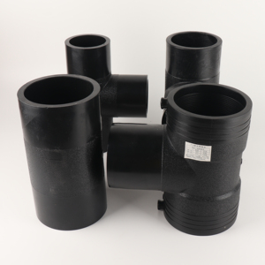 Plumbing <strong>Fittings</strong> HDPE Pipe <strong>Fittings</strong> HDPE Butt <strong>Fusion</strong> <strong>Socket</strong> <strong>Fusion</strong> PN16 SDR11 DN32 Tee Cross Elbow For Connecting Pipes - Product Image 5