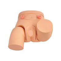 Modelo de Entrenamiento Desmontable para Cadera y Torso con Órganos Masculinos y Femeninos Intercambiables, para Práctica de Cateterismo