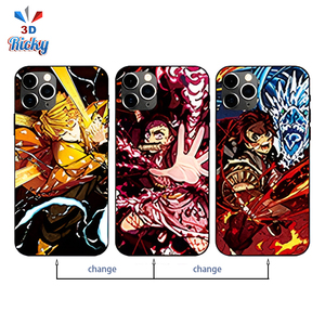 Coque de téléphone personnalisée avec <span class=keywords><strong>image</strong></span> 3D à effet de bascule, artisanat en plastique, esthétique <span class=keywords><strong>manga</strong></span> de luxe, coque de protection pour tous les modèles de smartphones, vente en gros - Product Image 4