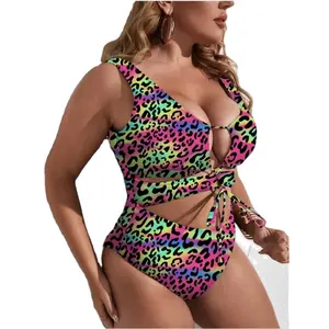 2023 phụ nữ beachwear báo một mảnh bikini beachwear cộng với kích thước sexy Leopard in Bikini beachwear đồ bơi phụ nữ 2023