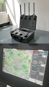 เครื่องตรวจจับความปลอดภัยแบบพกพาเครื่องตรวจจับโดรน30MHz-6GHz ย่านความถี่5km รัศมี30 + drones ตรวจจับพร้อมกัน360 ° เต็มน่านฟ้า - Product Image 2