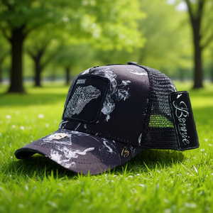 Gorra Trucker Bonic de 6 Paneles, Tejido de Malla, Ajustable, Transpirable, Impermeable, Informal, para Adultos, Primavera Verano - Product Image 2