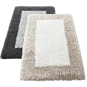 Venta al por mayor de alfombras de baño de alta calidad de lujo de moda de secado rápido de algodón de diseño con técnicas hechas a máquina para baños ITHL - Product Image 1