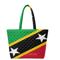 Sac fourre-tout matelassé à bandoulière avec drapeau de Saint-Vincent-et-les-Grenadines, sacs à main de travail pour femmes, sacs fourre-tout légers à ouverture supérieure pour les voyages