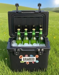 20qt cách điện Ice ngực PE Chất liệu hộp mát với kim loại xử lý cho câu cá hải sản Giao thông vận tải ngoài trời cắm trại bên Dã Ngoại - Product Image 2