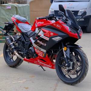 Moto Ninja d'<span class=keywords><strong>occasion</strong></span>, imitation de moto de course, bicylindre, refroidissement par eau, 400CC, modèle R3 V6 SY200-4H - Product Image 6