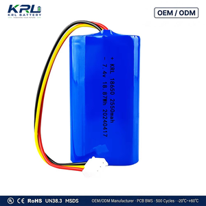 KC baterai 18650 Energi Baru Shenzhen bersertifikat KC pengisian cepat 7.4V 18.87wh 2550mah tangan Cyclonic nirkabel Lithium Ion silinder - Product Image 1