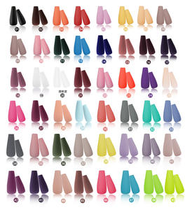 Uñas de <span class=keywords><strong>Gel</strong></span> <span class=keywords><strong>para</strong></span> manicura francesa, cobertura completa, Stiletto de almendro cuadrado, bailarina, Color Nude, 240 unidades - Product Image 5