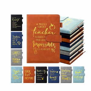 Biểu tượng tùy chỉnh A5 B6 PU da bìa cứng Tạp Chí Pocket máy tính xách tay mật khẩu cuốn sách - Product Image 2