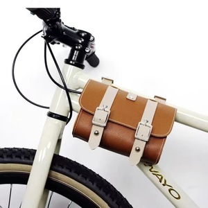 <span class=keywords><strong>Sacoche</strong></span> de guidon universelle pour vélo de ville <span class=keywords><strong>vintage</strong></span> <span class=keywords><strong>Sacoche</strong></span> de selle de <span class=keywords><strong>moto</strong></span> personnalisée en cuir PU - Product Image 4