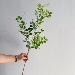 Feuilles d'euonyme artificielles en soie QSBD, rouge, <span class=keywords><strong>aménagement</strong></span> paysager <span class=keywords><strong>extérieur</strong></span>, plante artificielle réaliste pour le salon, pour la décoration de la maison - Product Image 3
